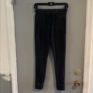 PINK‎ Victoria's Secret Dark Gray Acid Wash Joggers XS